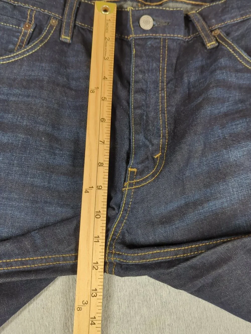 Levi's 527 Jeans Men's 38x36 Blue Dark Wash Bootcut Cowboy Rodeo Western